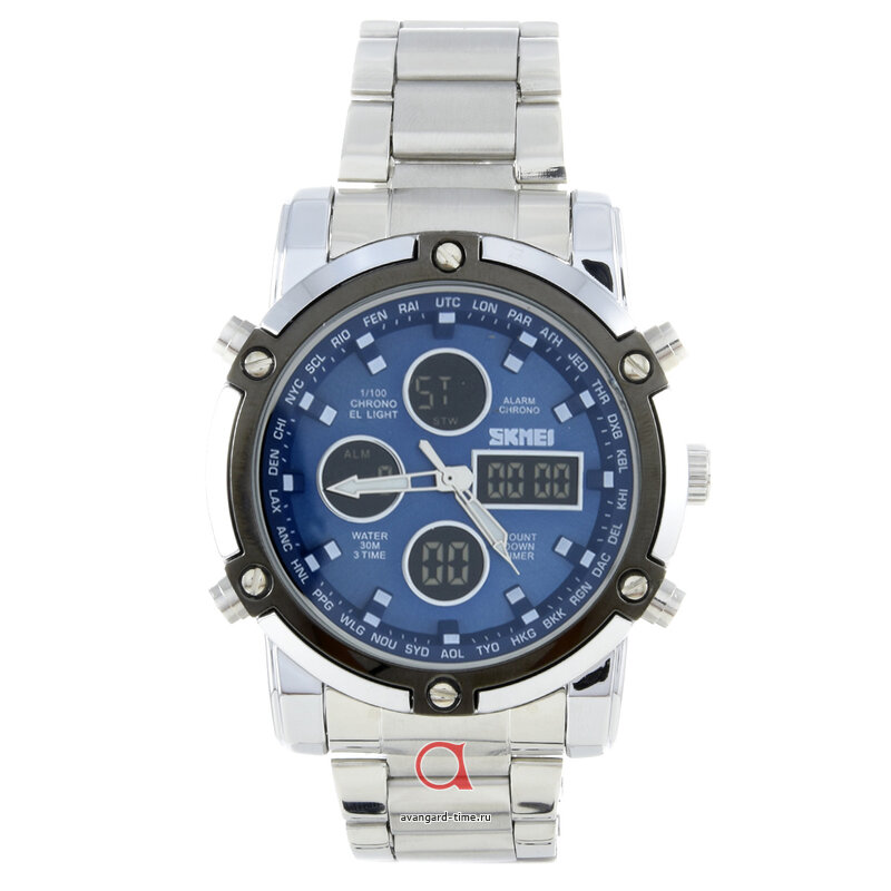   Skmei 1389BU silver/blue  