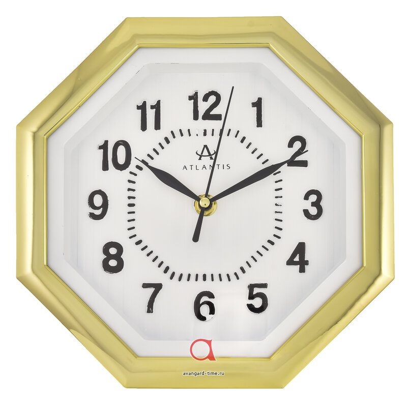 Настенные часы Atlantis TLD-6454 бел циферблат купить оптом