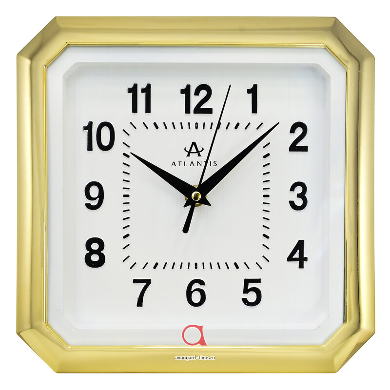Настенные часы Atlantis TLD-6456 бел циферблат купить оптом