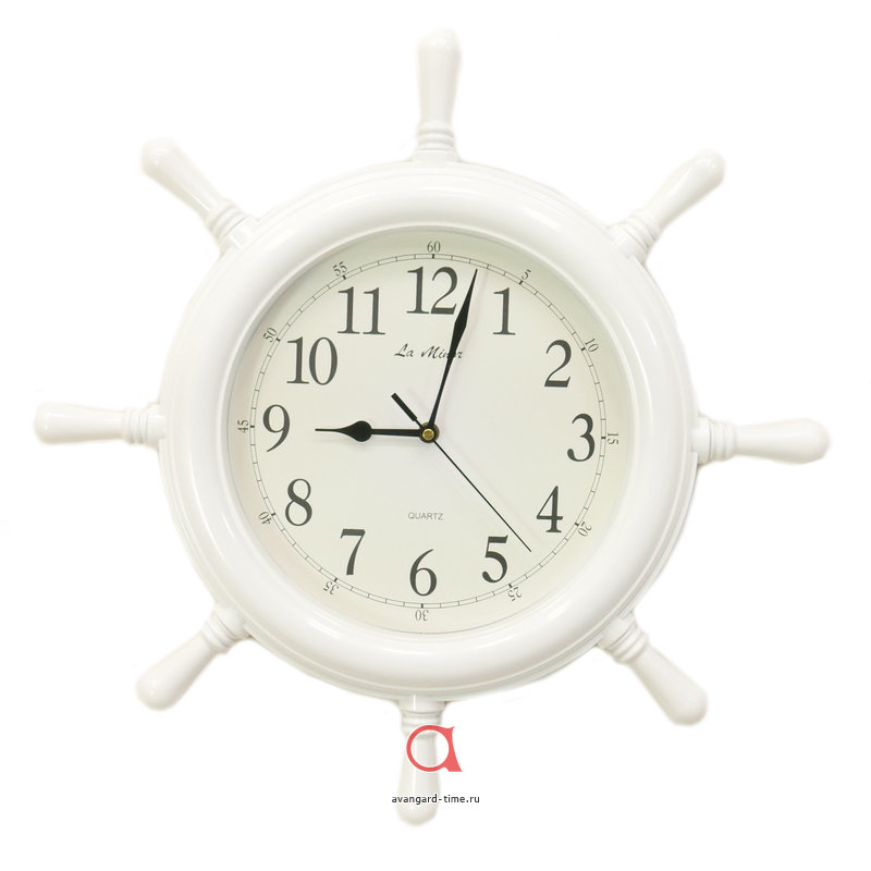 Настенные часы LA MINOR 2434 белый купить оптом