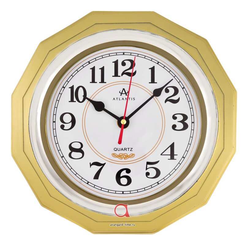 Настенные часы Atlantis TLD-6040 gold купить оптом