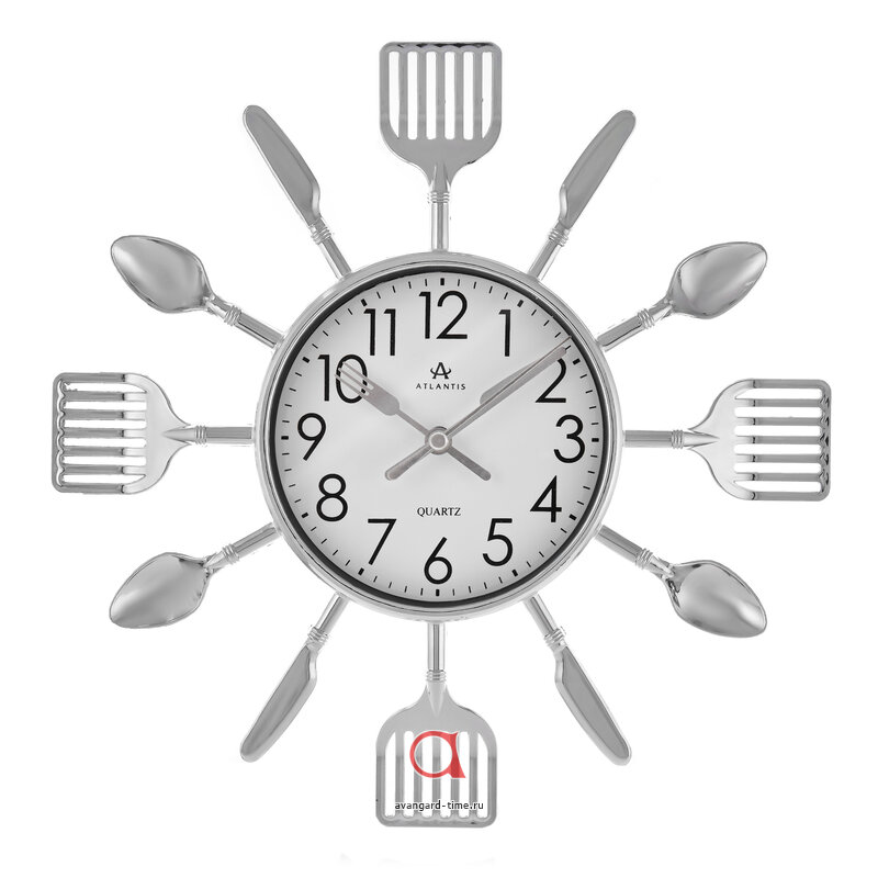 Настенные часы Atlantis 105A серебро купить оптом