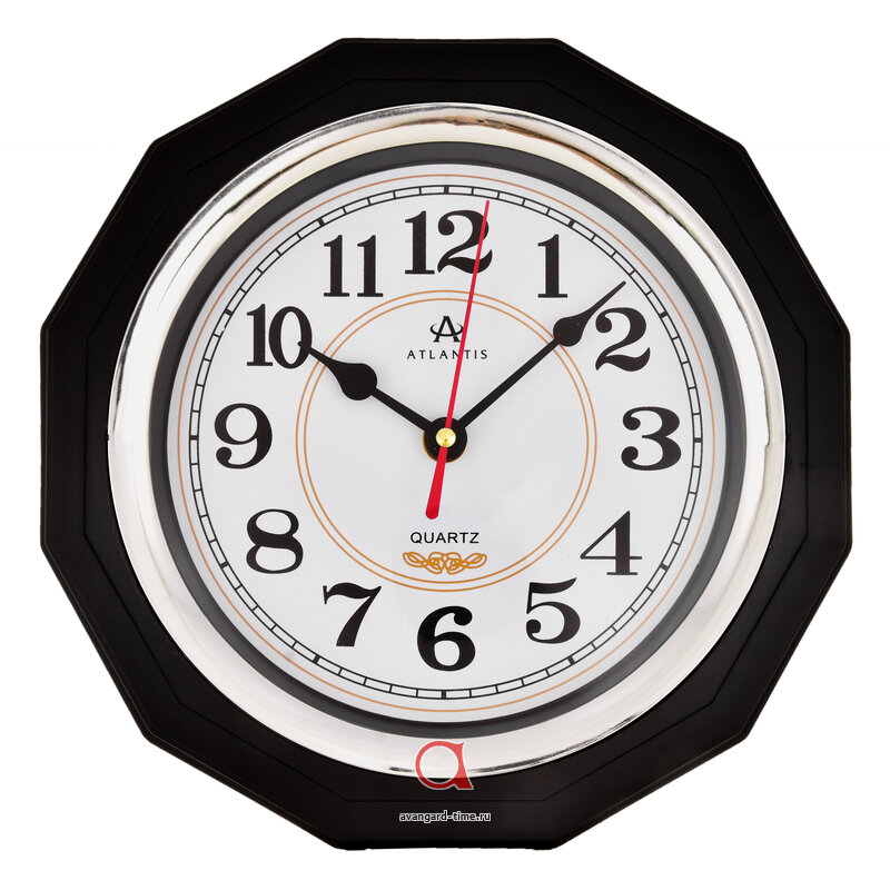Настенные часы Atlantis TLD-6040 черный купить оптом