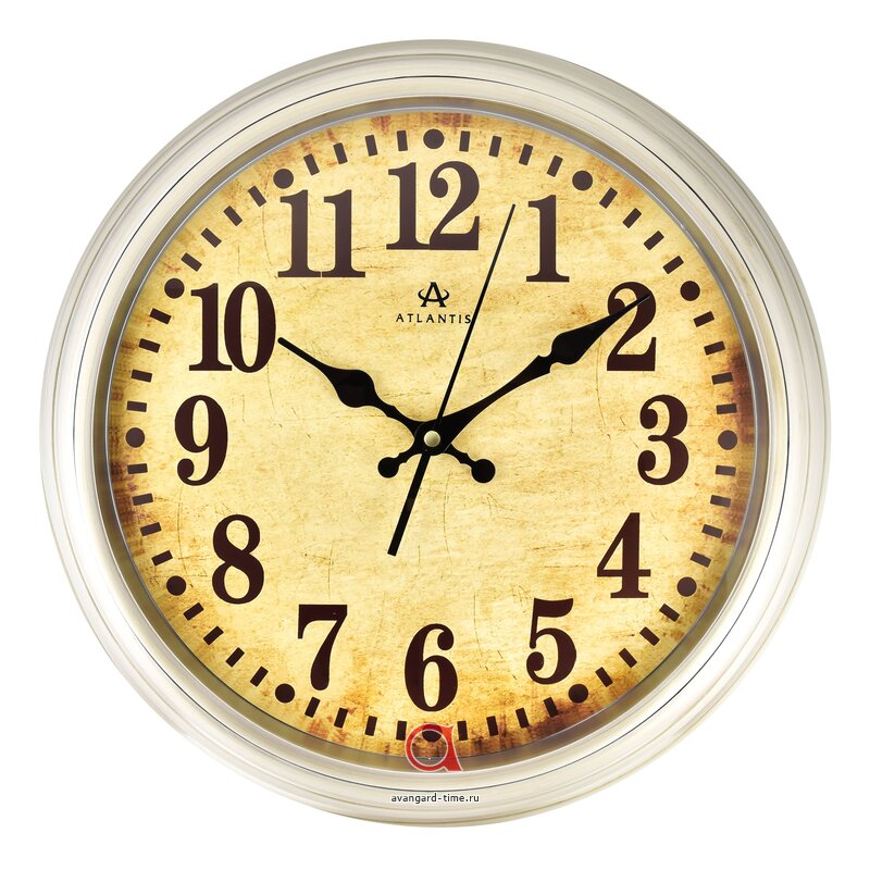Настенные часы Atlantis TLD-3708C беж купить оптом