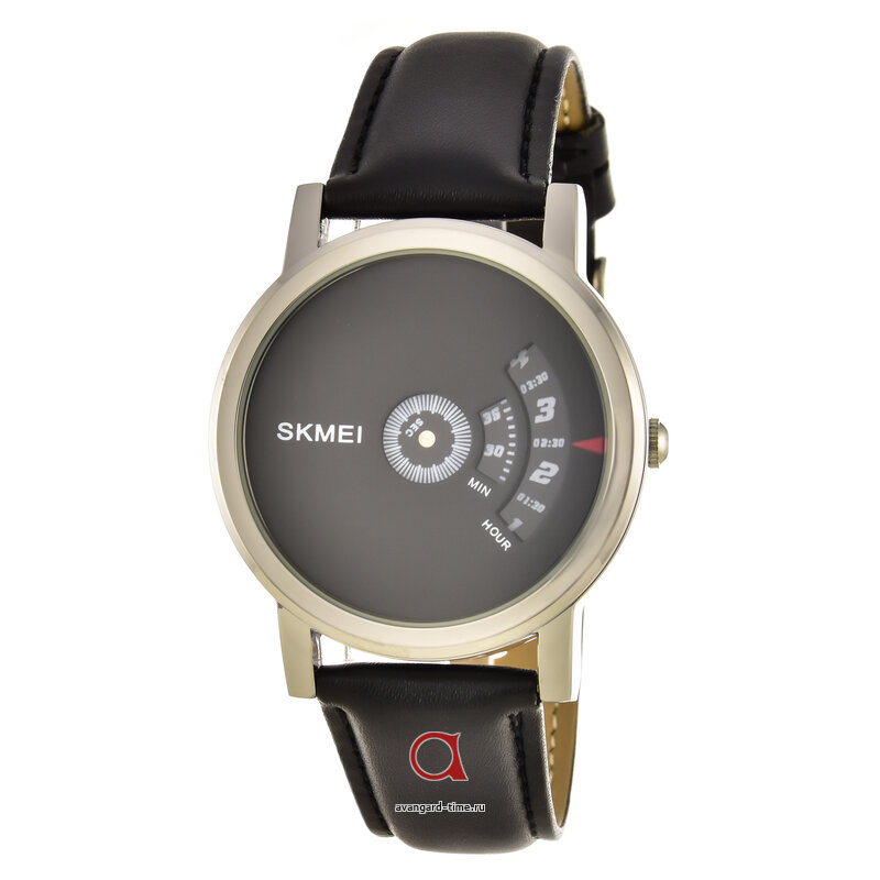 Наручные часы Skmei 1260LSIBK silver/black leather belt купить оптом