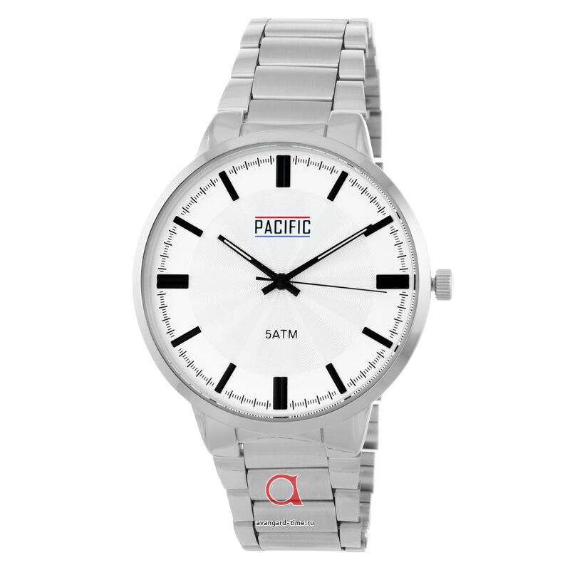 Наручные часы Pacific X0060корп-хром циф-сер/черн браслет купить оптом