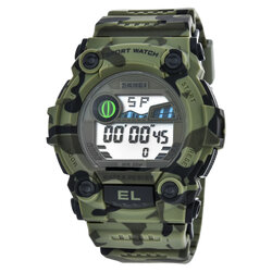 Skmei 1633CMGN army green camouflage