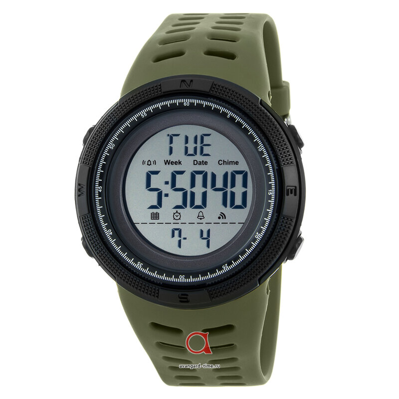   Skmei 2070AGWT army green-white  