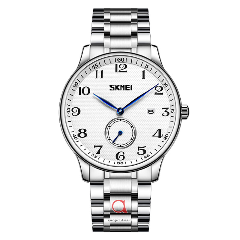   Skmei 9297SI-AC silver-arabic numberals  