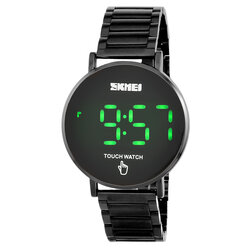 Skmei 1550SBK black stainless steel belt