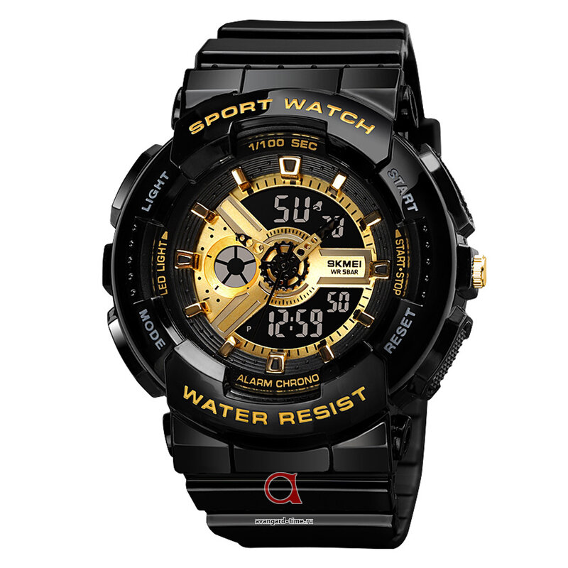 Наручные часы Skmei 1689BKGD black/gold (small size) купить оптом