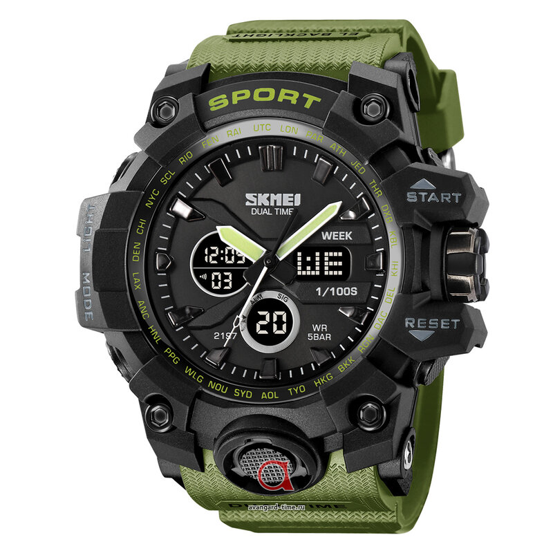   Skmei 2197AG amry green  