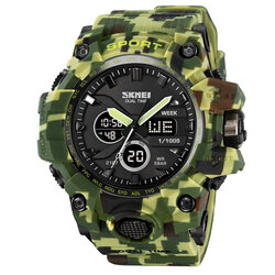 Skmei 2197CMGN amry green camouflage