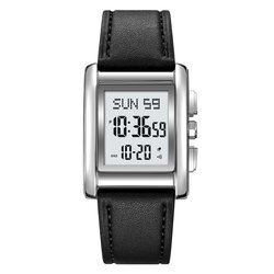 Skmei 2273LSIBK  silver/black-leather