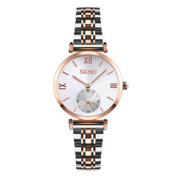 Skmei 9198TRGSI-S rose gold/silver-silver lady size