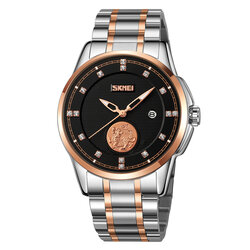 Skmei 9321TRGBK silver/rose gold-black