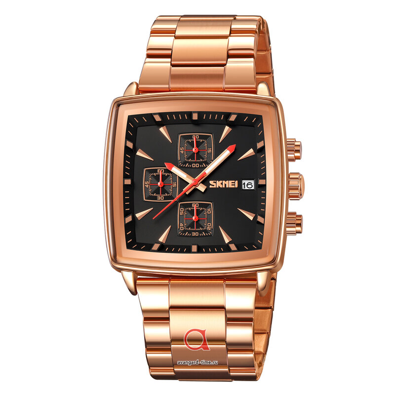 Наручные часы Skmei 9331RGBK rose gold-black купить оптом