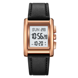 Skmei 2228LRGBK rose gold/ black-leather