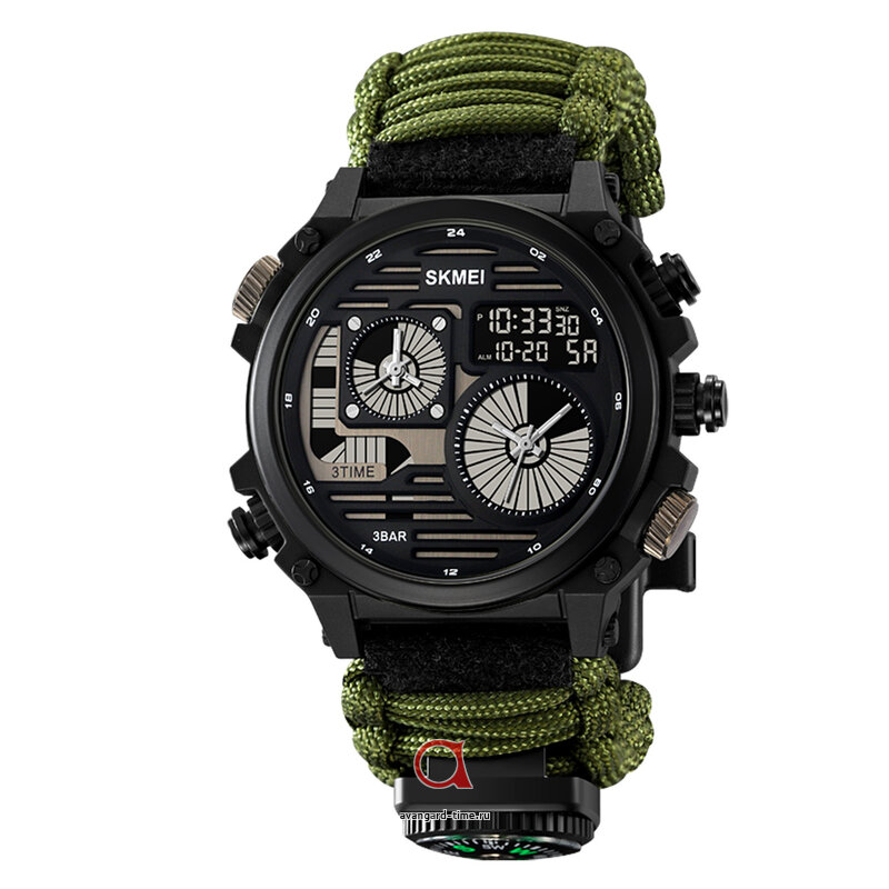   Skmei 2202NAG amry green-nylon  