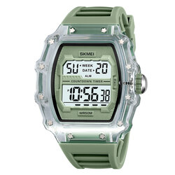 Skmei 2296LTGN white-transparent/light green