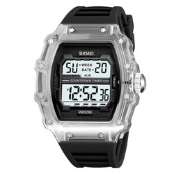 Skmei 2296WTBK white-transparent /black