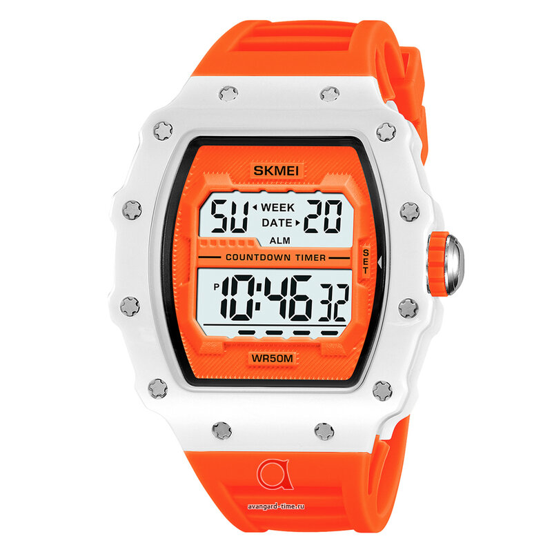   Skmei 2296WTOG white/orange  