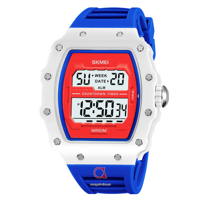   Skmei 2296WTBU white/blue  