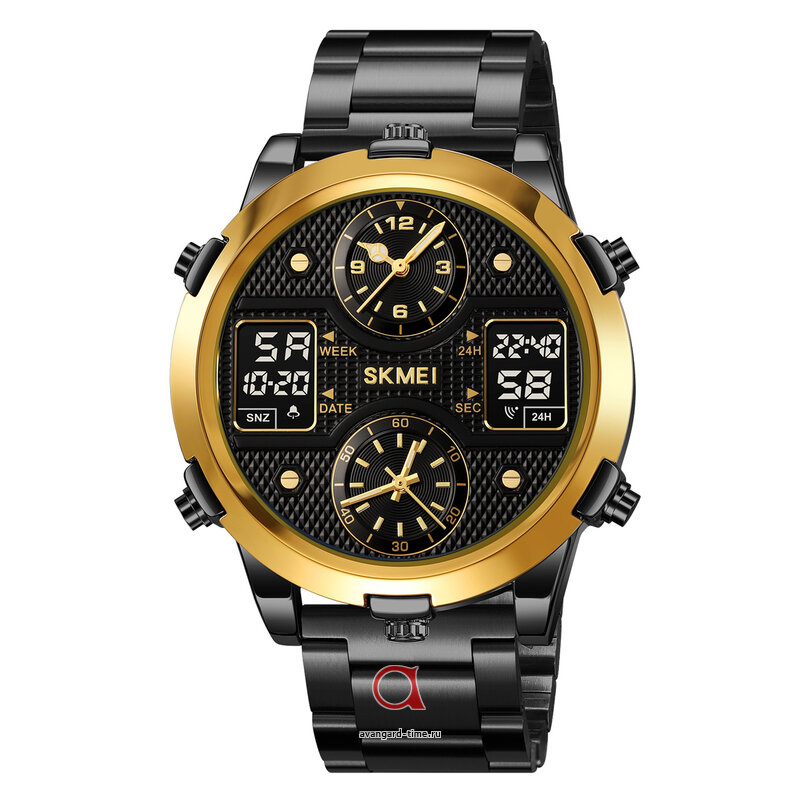   Skmei 2212SGDBK gold/black-steel  