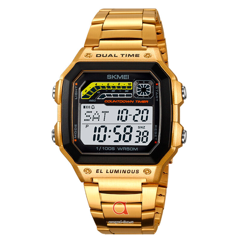   Skmei 2307SGD gold-steel  