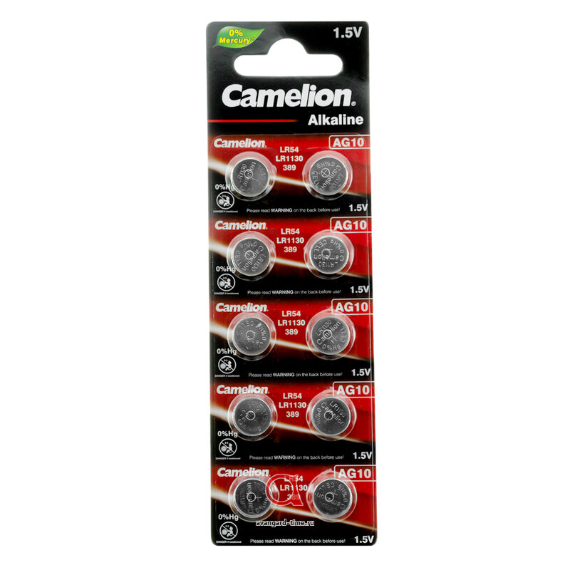    Camelion AG10/10BL LR1130  