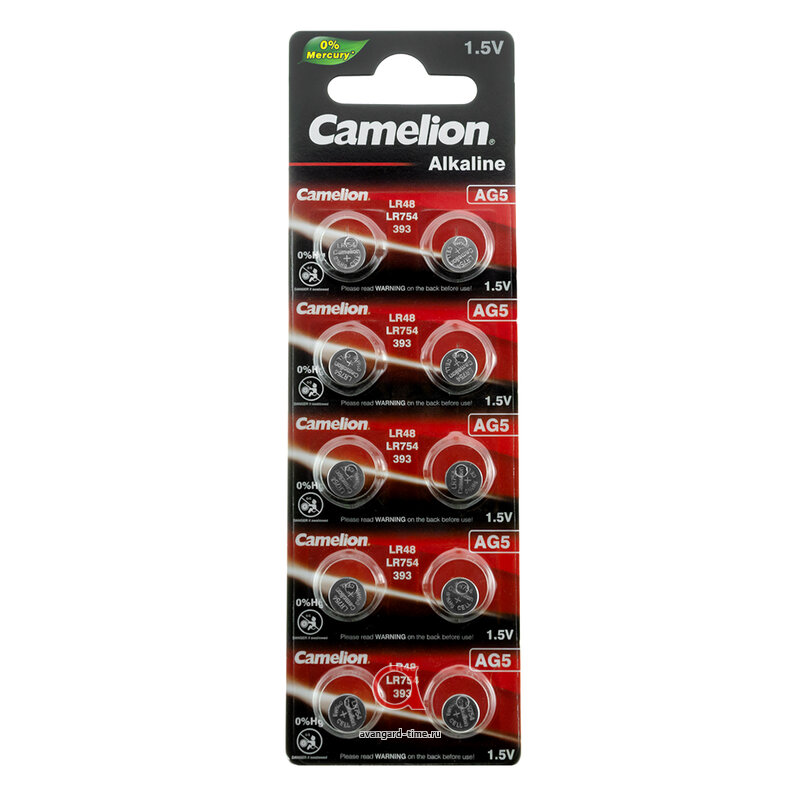    Camelion AG5/10BL LR754  