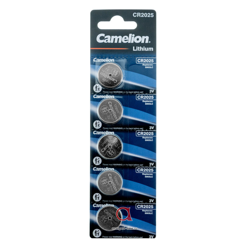    Camelion CR2025/5BL Lithium  