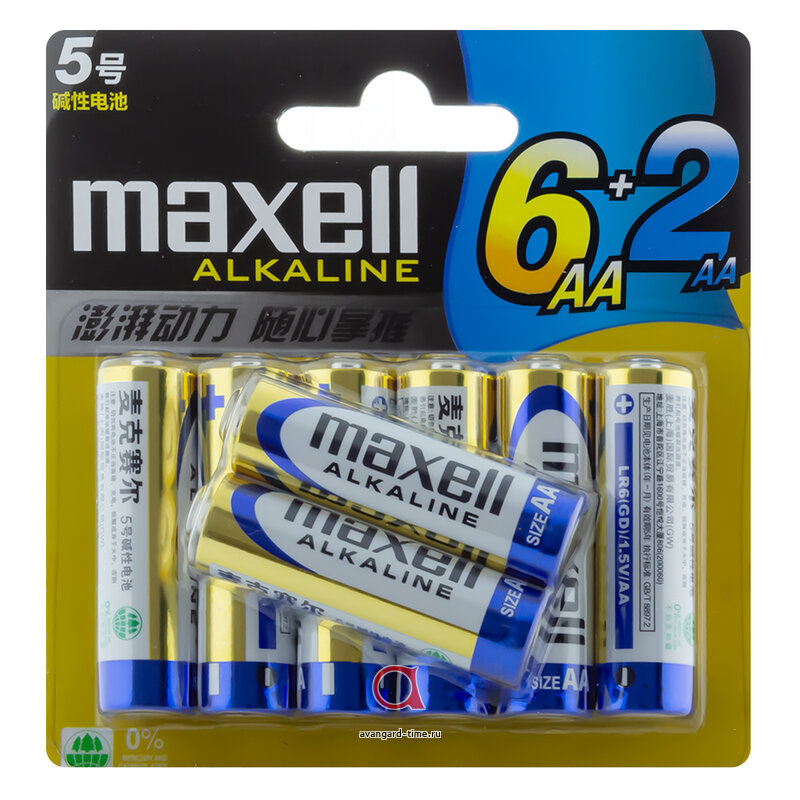    MAXELL LR6 Alkaline (6+2)BL  