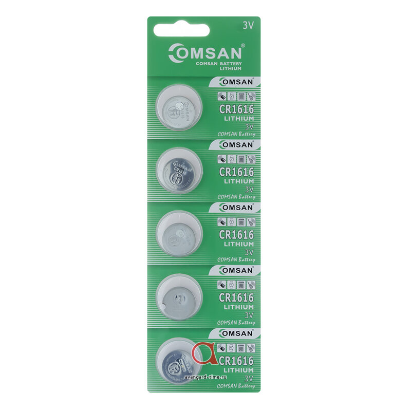    COMSAN CR1616, LITHIUM 5BL  