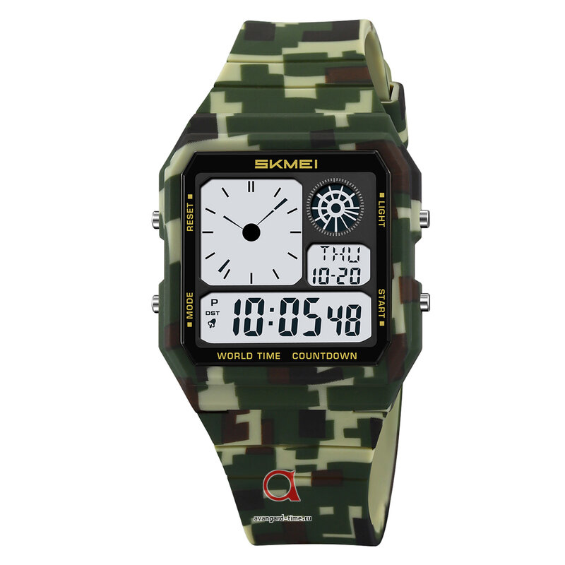   Skmei 2347CMGN army green camo  