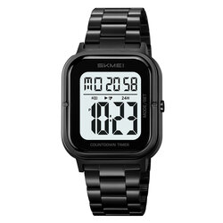 Skmei 2316BKWT black/white-steel