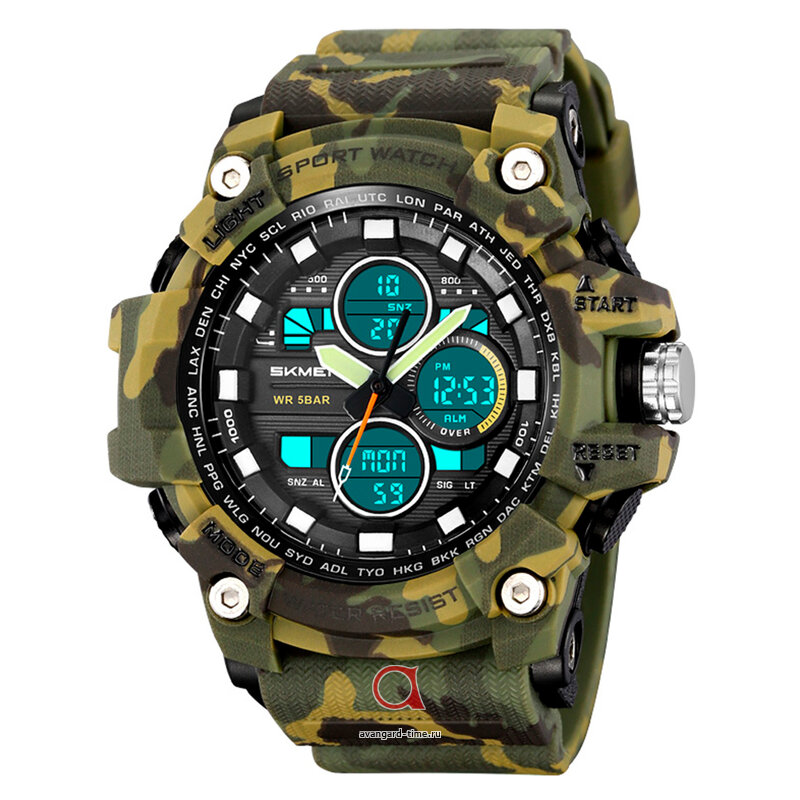   Skmei 2349CMGN army green camo  