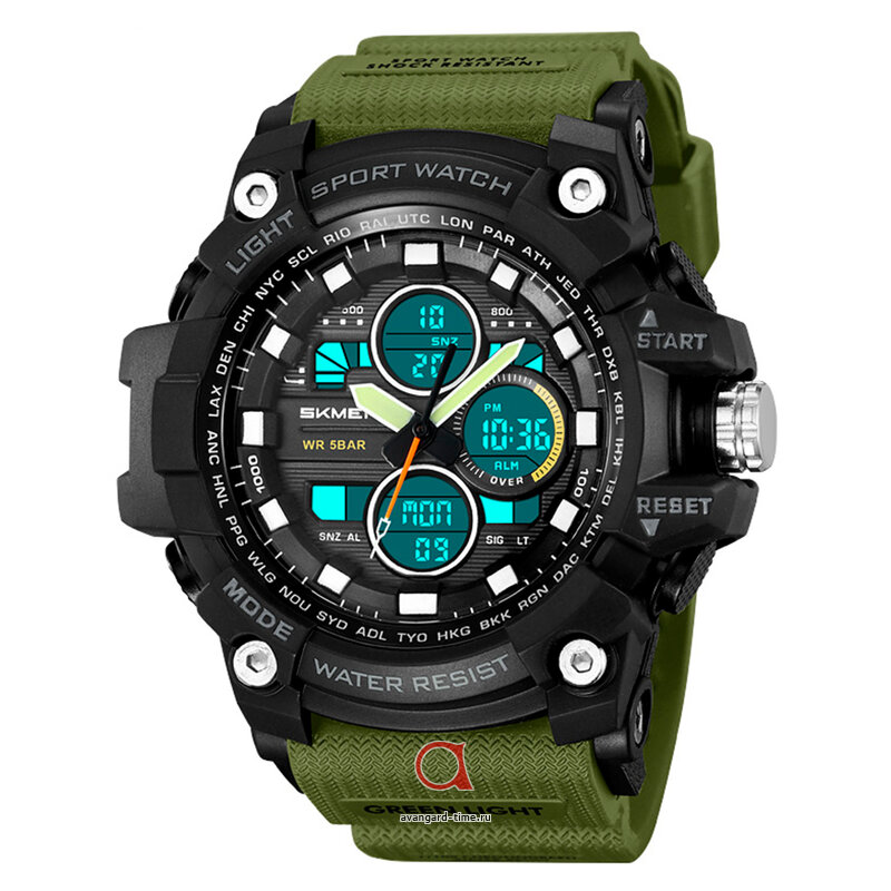   Skmei 2349AG army green  