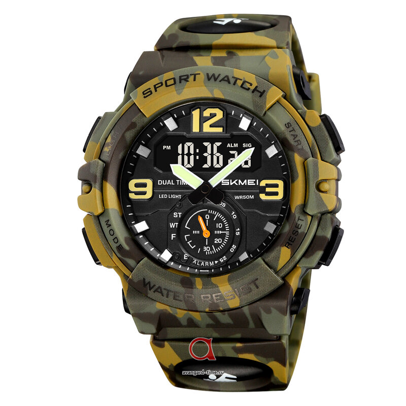   Skmei 2341CMGN army green camo  