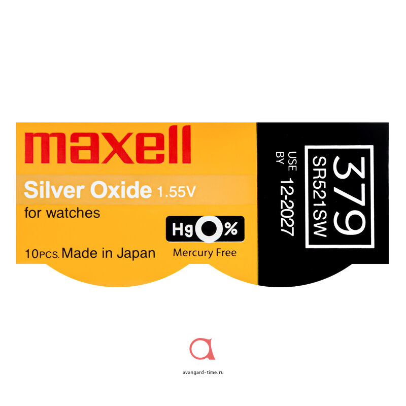    MAXELL SR-521SW (379) 10BOX G0  