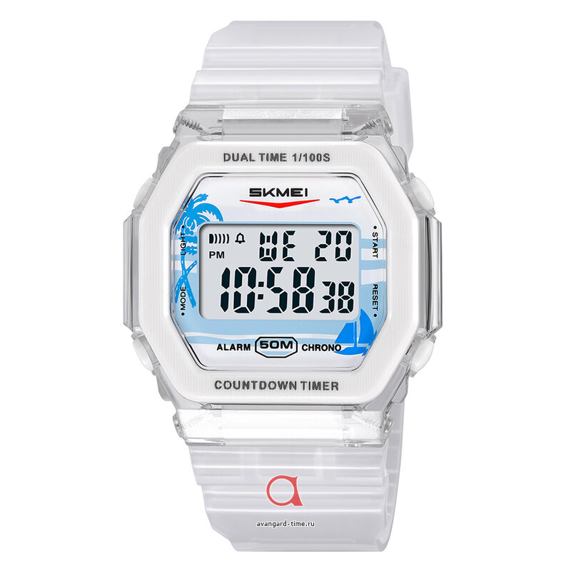 �������� ���� Skmei 2390WT white-big size ������ �����