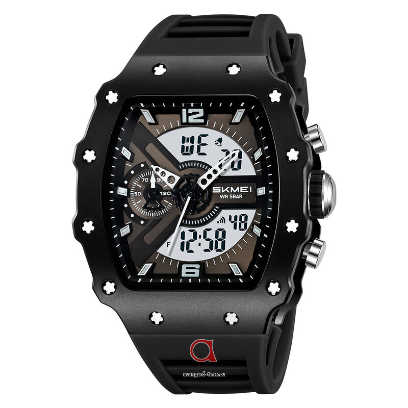   Skmei 2398MTBKWT matte black/white  