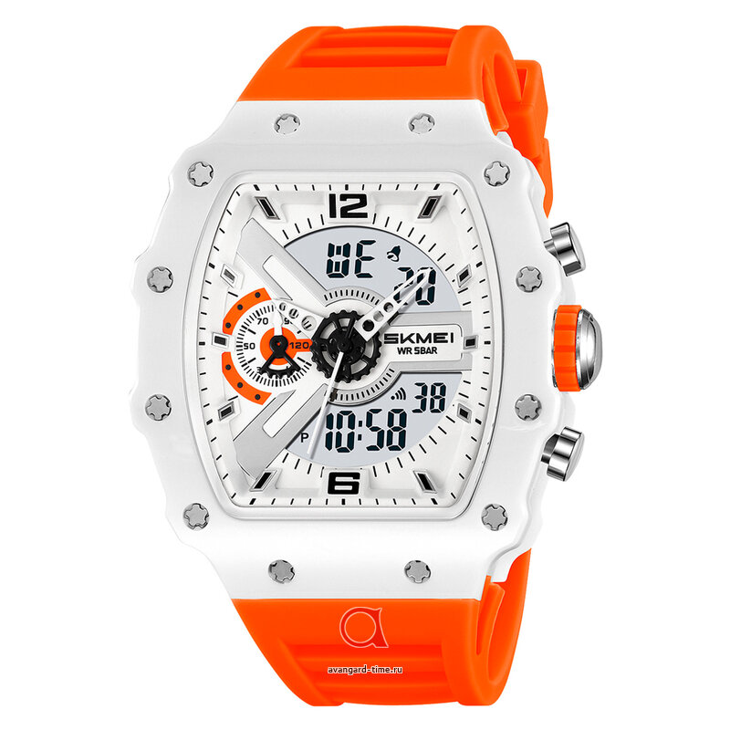   Skmei 2398WTOG white/orange  