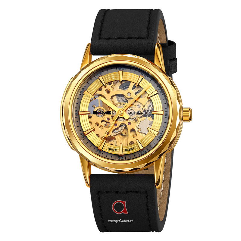 �������� ���� Skmei M035LGDBK gold/black-leather ������ �����