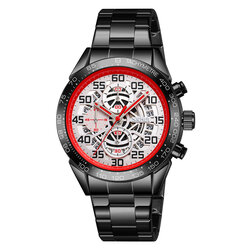 Skmei 9338BKSI black/silver