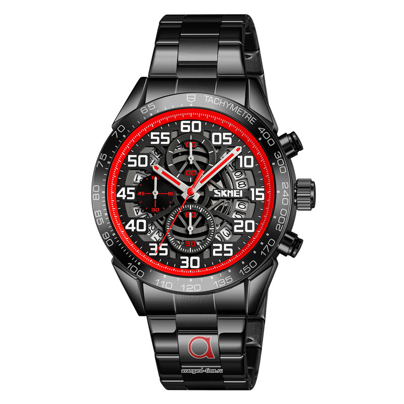 �������� ���� Skmei 9338BKBK  black/black ������ �����