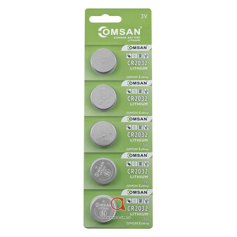 ��������� ��� ����� COMSAN CR2032, LITHIUM (5BL) ������ �����