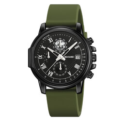 Skmei 2468BKAG black/army green