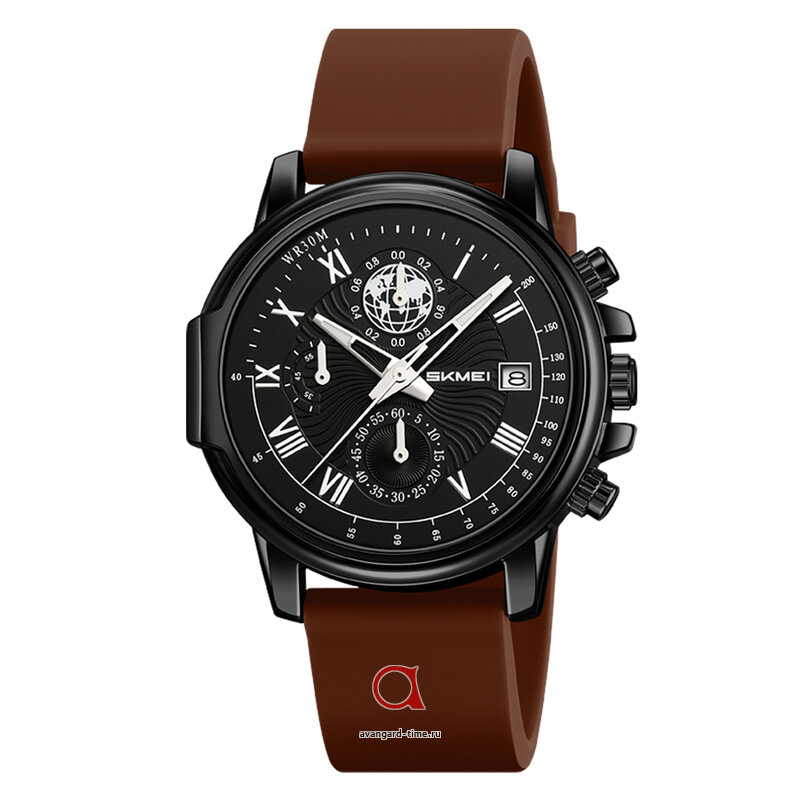 �������� ���� Skmei 2468BKBN black/brown ������ �����