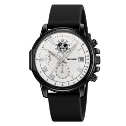 Skmei 2468BKBKWT black/black/white